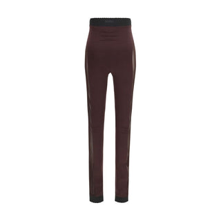 The Attico Purple Viscose Leggings