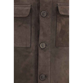 Salvatore Santoro Brown Leather Leather Jacket