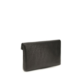 Saint Laurent Black Lamb Ovis Aries Aries Wallet