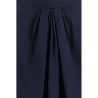 Giorgio Armani Blue Silk Long Skirt