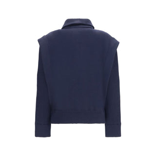 Giorgio Armani Blue Wool Oves Aries Bomber