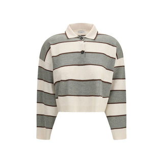 Brunello Cucinelli Multicolor Wool Oves Aries T-Shirt
