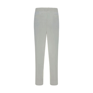 Brunello Cucinelli White Linen Casual Pants