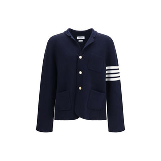 Thom Browne Blue Wool Oves Aries Full-Length Jacket