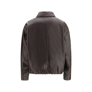 Arma Brown Leather Bomber