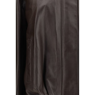 Arma Brown Leather Bomber