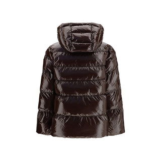 PINKO Brown Polyamide Full-Length Jacket