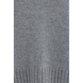 Allude Gray Cashmere Turtleneck