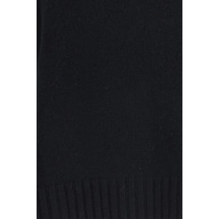 Allude Black Cashmere Turtleneck