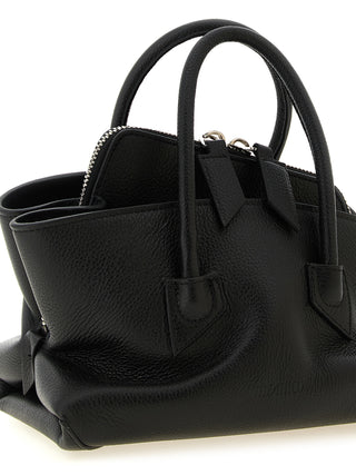 The Attico Black Bovine Leather Handbag
