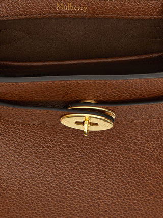 Mulberry Brown Calfskin Crossbody Bag
