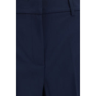 Max Mara Blue Wool Oves Aries Casual Pants
