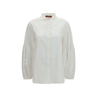 Max Mara White Cotton Blouse