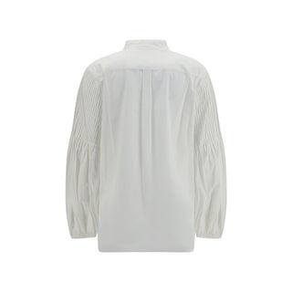 Max Mara White Cotton Blouse