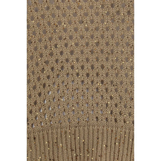 Max Mara Beige Cotton Sweatshirt