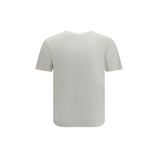 Saint Laurent White Cotton T-Shirt