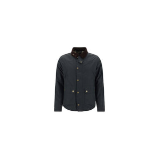 Barbour Black Cotton Full-Length Jacket