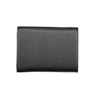 Mario Valentino Black Polyurethane Women's Wallet