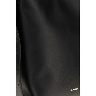 Jil Sander Black Calf Leather Bos Taurus Handbag