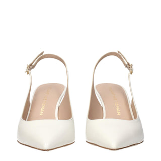 Stuart Weitzman Beige Leather High Heel Pumps