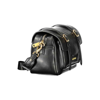 Mario Valentino Black Polyurethane Women's Bag