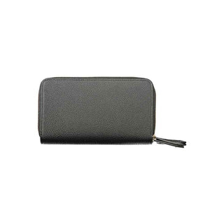 Mario Valentino Black Polyurethane Women's Wallet