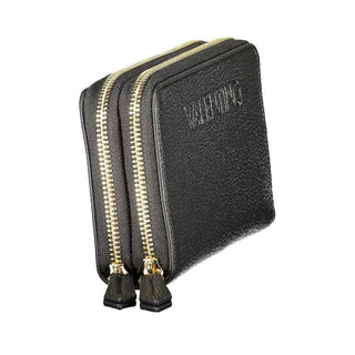 Mario Valentino Black Polyurethane Women's Wallet