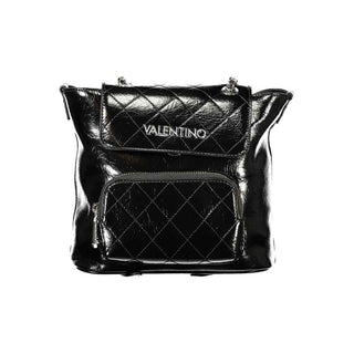 Mario Valentino Black Polyurethane Women's Backpack