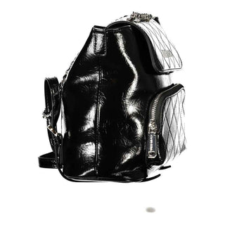 Mario Valentino Black Polyurethane Women's Backpack