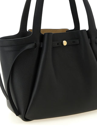 Tory Burch Black Cowhide Tote Bag