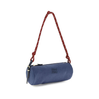 Miu Miu Blue Cotton Wallet