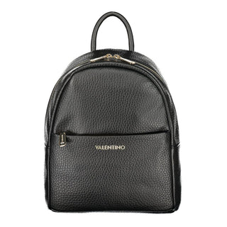 Mario Valentino Black Polyurethane Women's Backpack