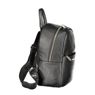 Mario Valentino Black Polyurethane Women's Backpack