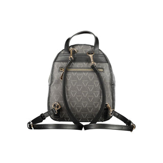 Mario Valentino Black Polyurethane Women's Backpack