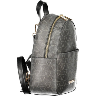 Mario Valentino Black Polyurethane Women's Backpack
