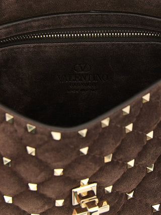 Valentino Garavani Brown Calfskin Crossbody Bag