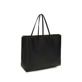 Fendi Black Calf Leather Bos Taurus Shoulder Bag