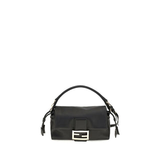 Fendi Black Lamb Ovis Aries Aries Shoulder Bag