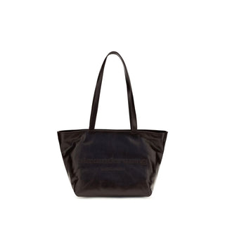 Alexander Wang Brown Calf Leather Bos Taurus Shoulder Bag