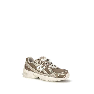 New Balance Beige Fabric Athletic Sneakers