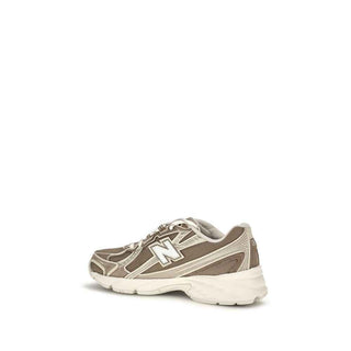 New Balance Beige Fabric Athletic Sneakers