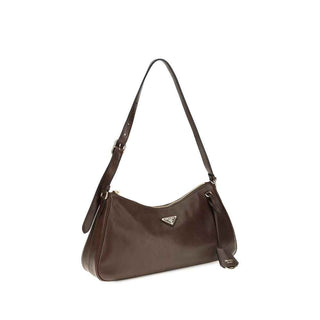 Prada Brown Calf Leather Bos Taurus Shoulder Bag