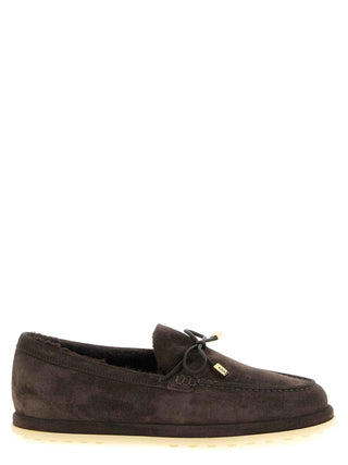 Tod's Brown Calfskin Slip-On Loafers