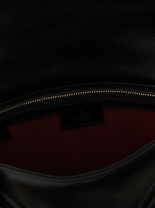 Gucci Black Lamb Leather Shoulder Bag