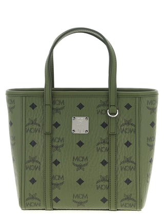 MCM Bicolor Polyethylene Tote Bag