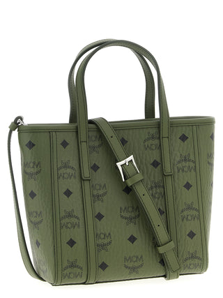 MCM Bicolor Polyethylene Tote Bag