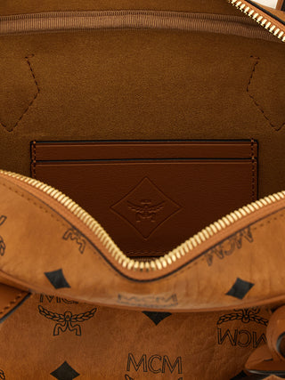 MCM Brown Polyethylene Shoulder Bag