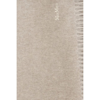 Max Mara Beige Cashmere Scarf
