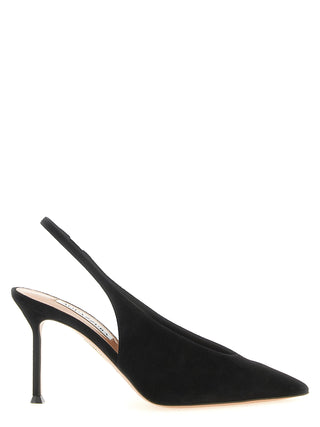 Aquazzura Black Calfskin High Heel Pumps