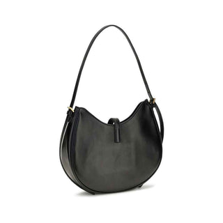Versace Black Calf Leather Bos Taurus Shoulder Bag